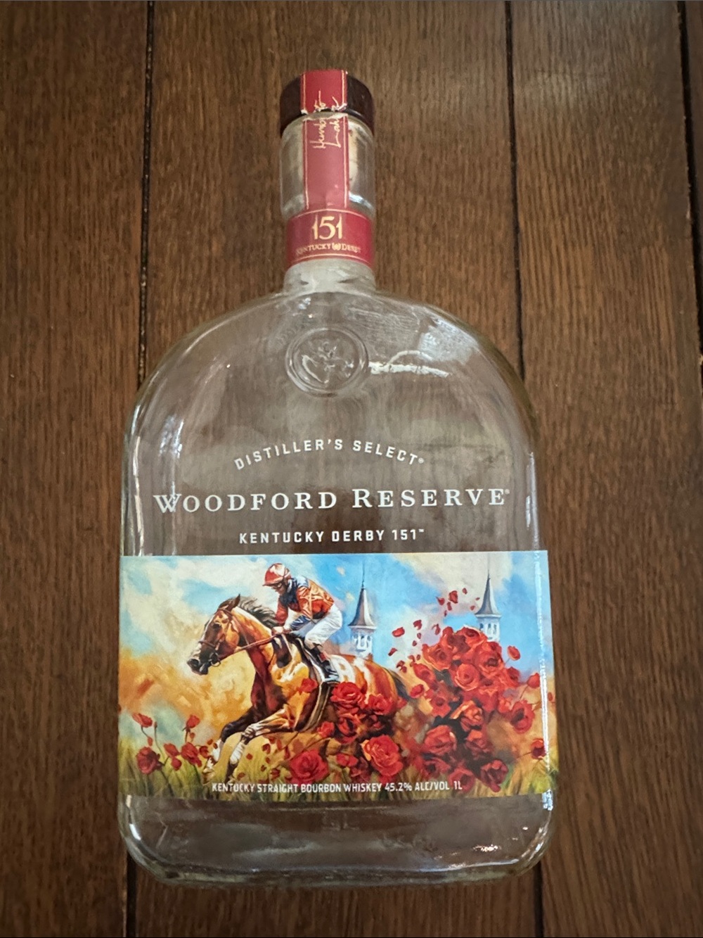 Woodford Reserve Kentucky Derby 151st Edition Bourbon Bottle